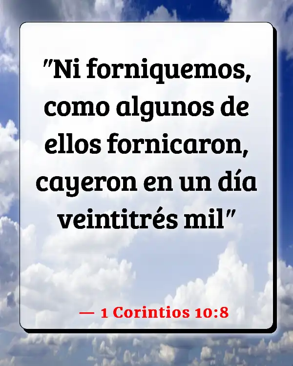 Versículos De La Biblia Entrada triunfal (1 Corintios 10:8)
