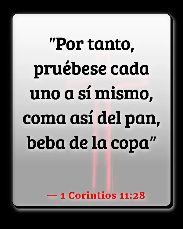 Versículos De La Biblia Alfombra (1 Corintios 11:28)