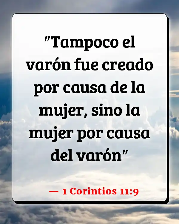Versículos De La Biblia Mujeres en la iglesia (1 Corintios 11:9)