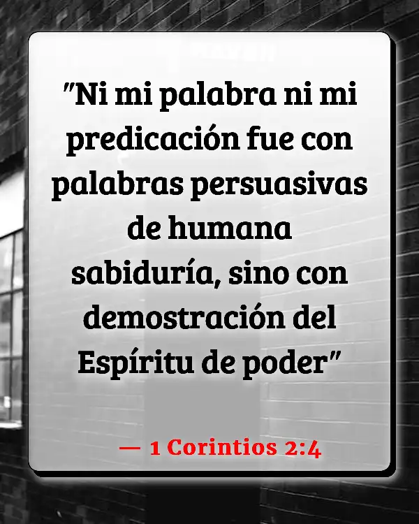Versículos De La Biblia Persuasión (1 Corintios 2:4)