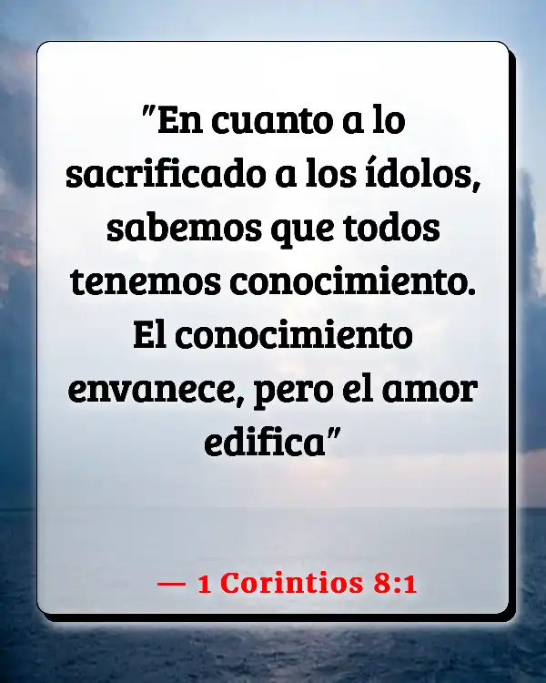 Versículos De La Biblia   	Palabra de conocimiento  (1 Corintios 8:1)