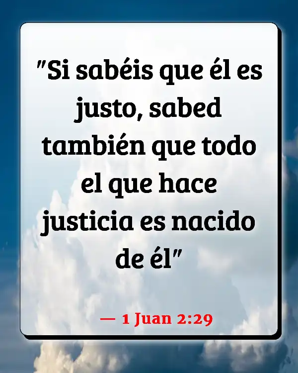 Versículos De La Biblia Dios nos hizo perfectos (1 Juan 2:29)