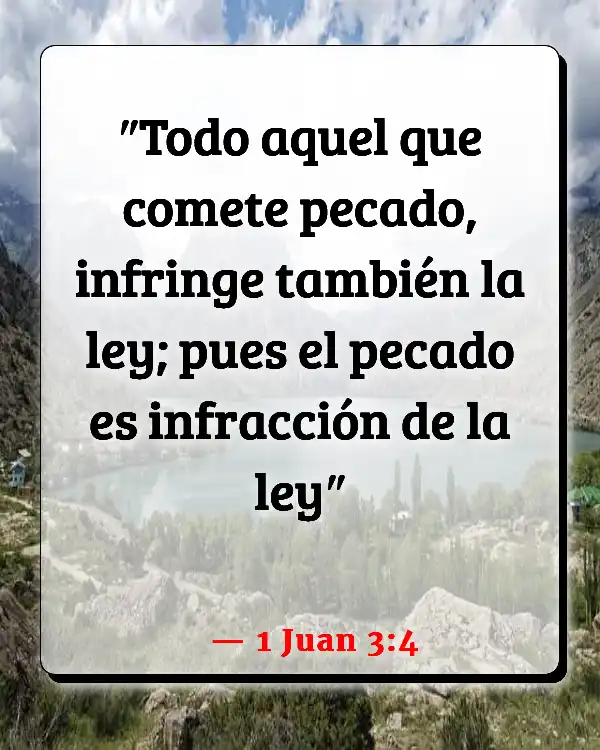Versículos De La Biblia   	Convicciones  (1 Juan 3:4)