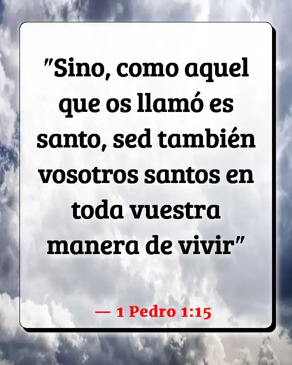 Versículos De La Biblia Santo (1 Pedro 1:15)