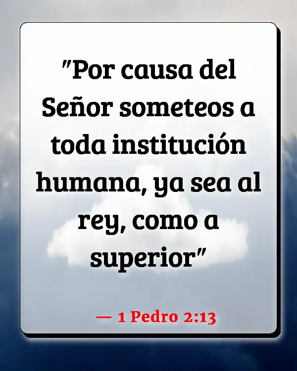 Versículos De La Biblia Oficiales de policía (1 Pedro 2:13)