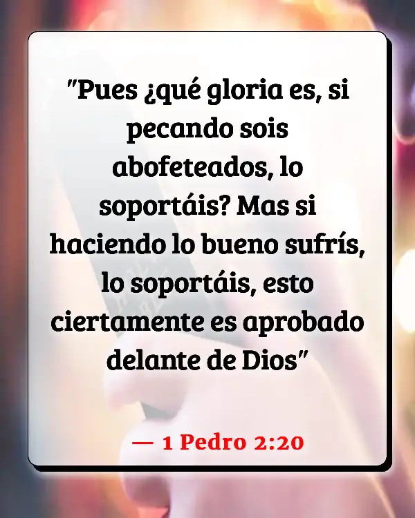 Versículos De La Biblia   	Aceptación  (1 Pedro 2:20)