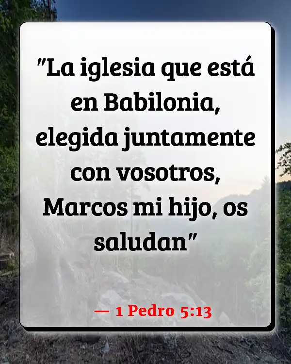 Versículos De La Biblia Pastoreando (1 Pedro 5:13)