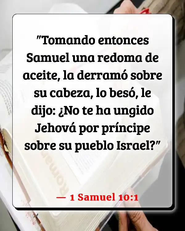 Versículos De La Biblia   	Ungido  (1 Samuel 10:1)