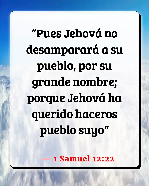 Versículos De La Biblia Estando solo (1 Samuel 12:22)