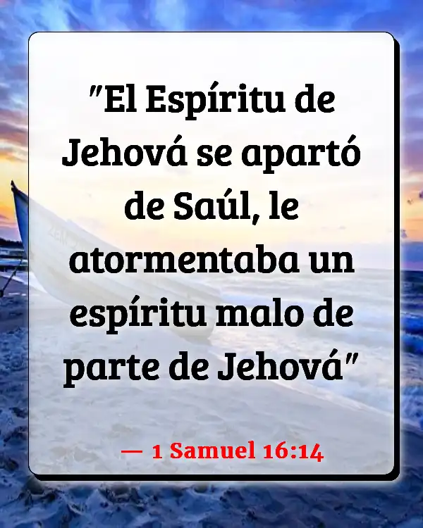 Versículos De La Biblia   	Mantenga alejados a los espíritus malignos  (1 Samuel 16:14)