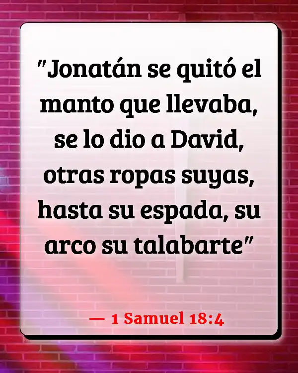 Versículos De La Biblia   	Batas  (1 Samuel 18:4)