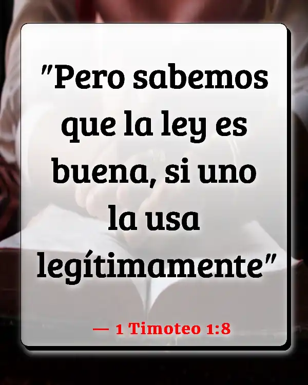 Versículos De La Biblia Adorno (1 Timoteo 1:8)