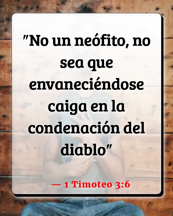 Versículos De La Biblia Capataz (1 Timoteo 3:6)