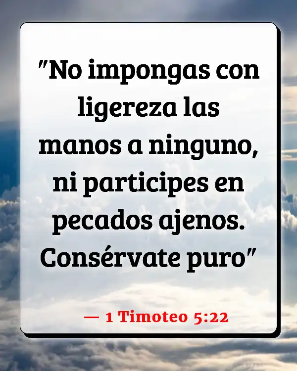 Versículos De La Biblia Capataz (1 Timoteo 5:22)