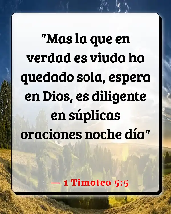 Versículos De La Biblia Viudos (1 Timoteo 5:5)