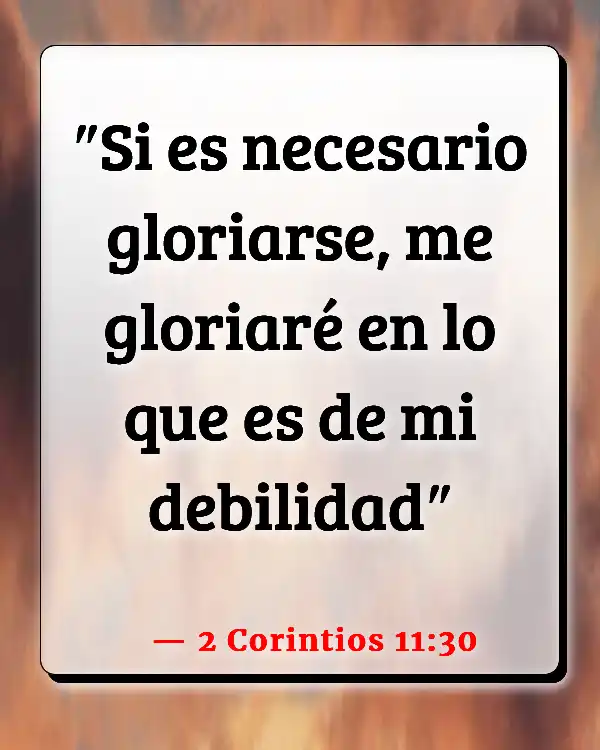 Versículos De La Biblia Humildad (2 Corintios 11:30)