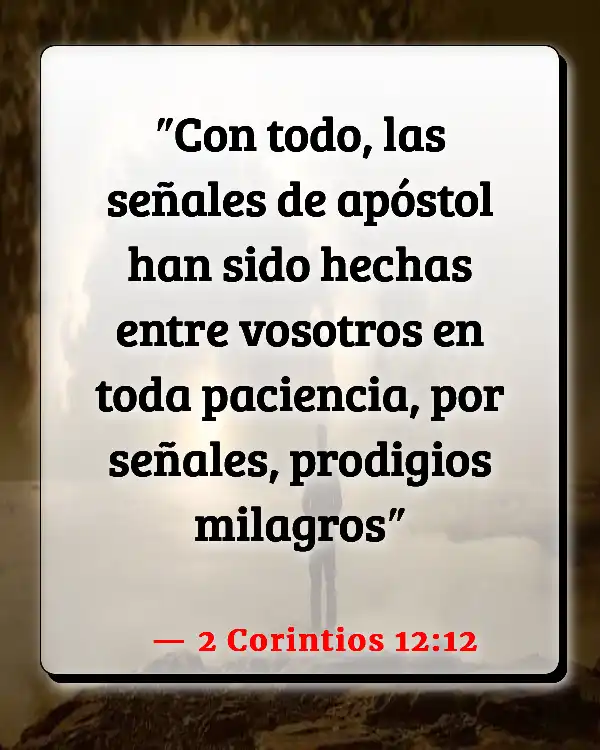 Versículos De La Biblia   	Apóstoles  (2 Corintios 12:12)