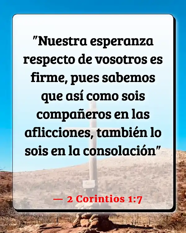 Versículos De La Biblia   	Proporcionar  (2 Corintios 1:7)