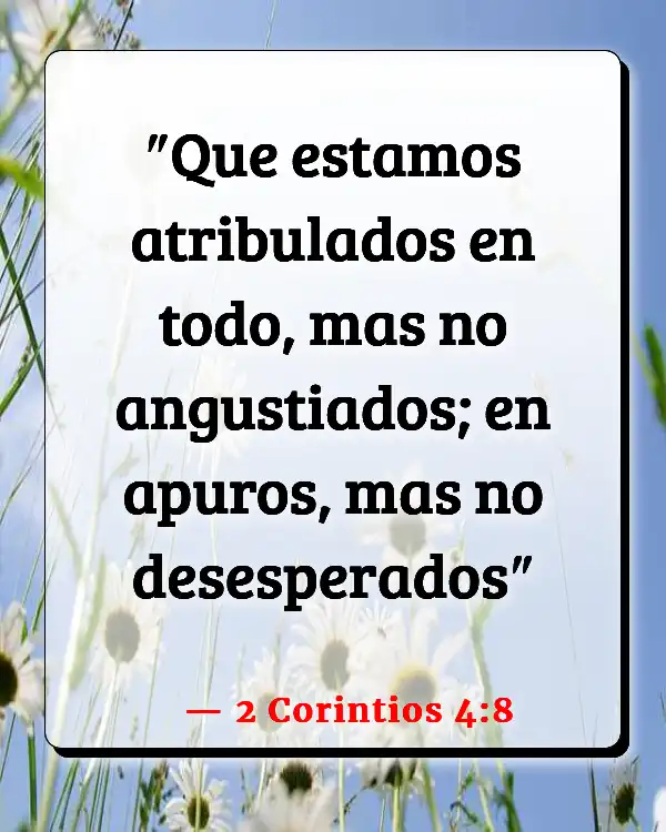 Versículos De La Biblia Depresión (2 Corintios 4:8)