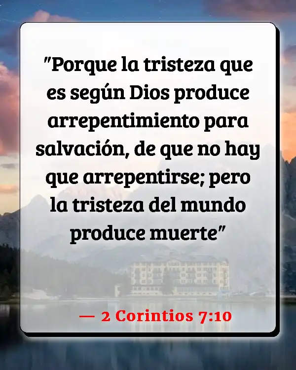 Versículos De La Biblia Depresión (2 Corintios 7:10)
