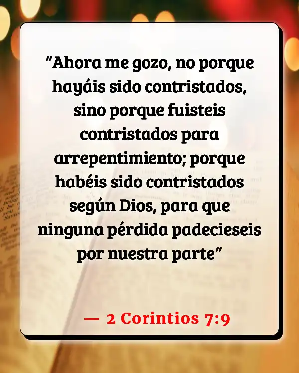 Versículos De La Biblia Dolor y dolor (2 Corintios 7:9)