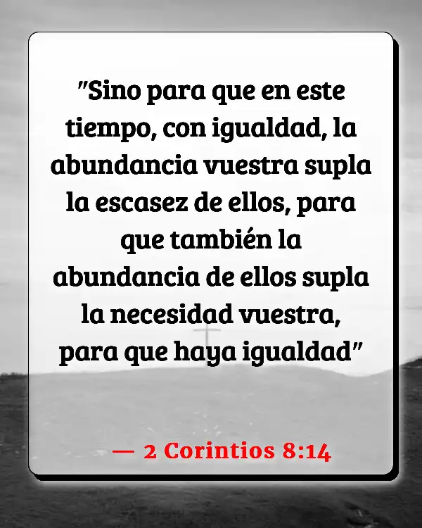 Versículos De La Biblia   	Ahorro  (2 Corintios 8:14)