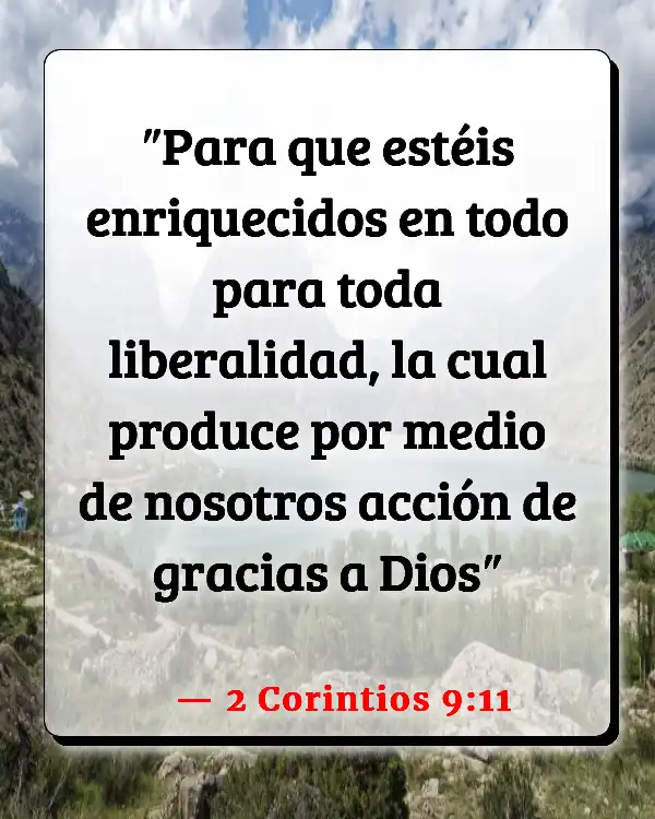 Versículos De La Biblia Abundante (2 Corintios 9:11)