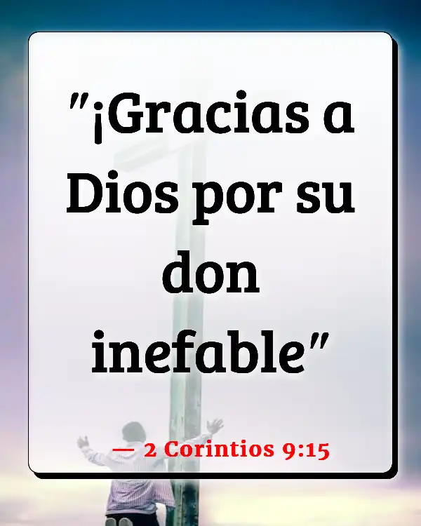 Versículos De La Biblia   	Domingo de palma  (2 Corintios 9:15)