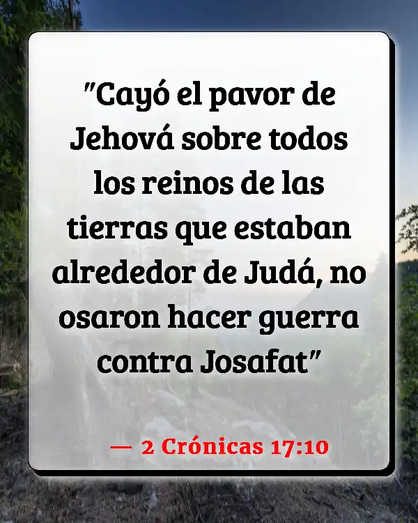 Versículos De La Biblia Amenazas (2 Crónicas 17:10)