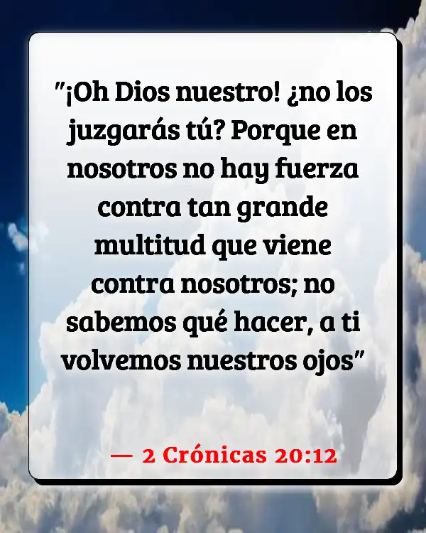 Versículos De La Biblia   	Psíquico  (2 Crónicas 20:12)