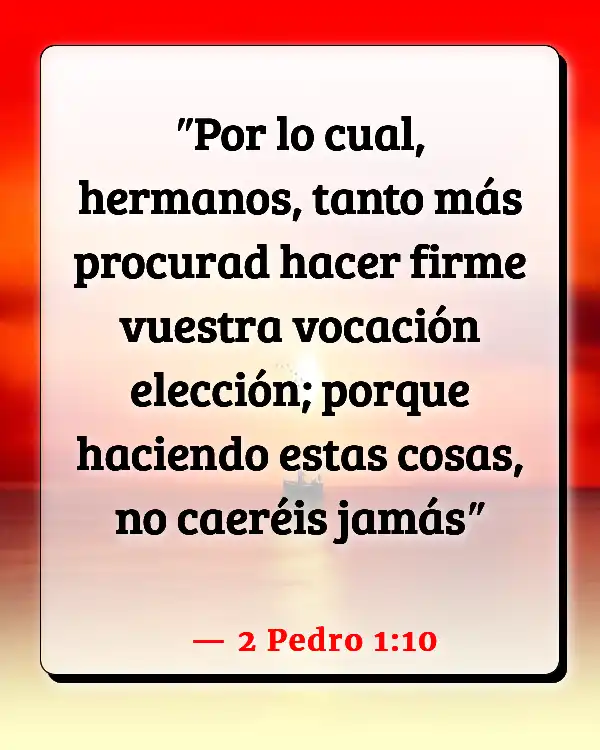 Versículos De La Biblia   	Garantía  (2 Pedro 1:10)