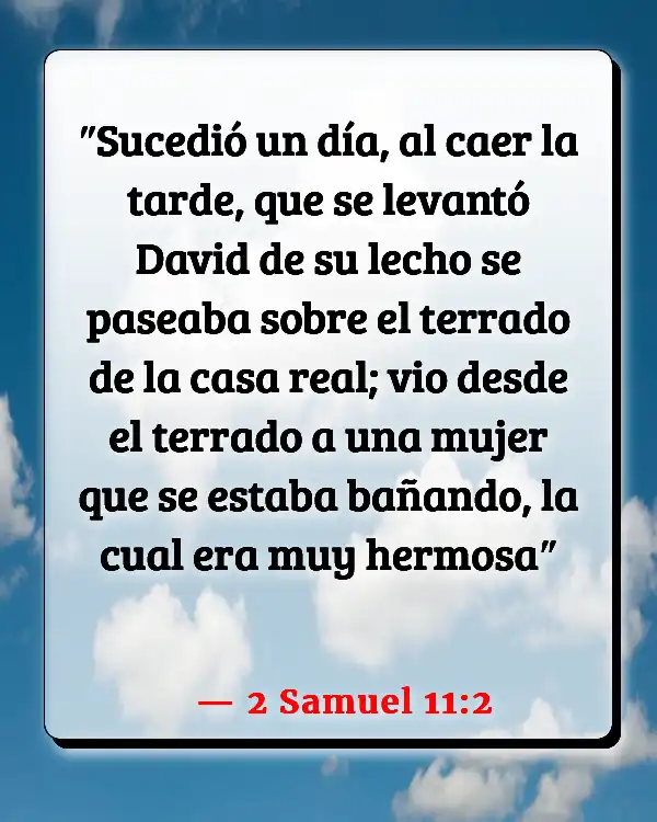 Versículos De La Biblia   	Pornografía y matrimonio  (2 Samuel 11:2)
