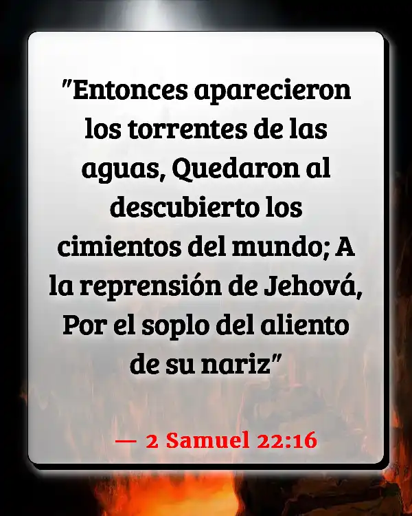 Versículos De La Biblia La tierra (2 Samuel 22:16)