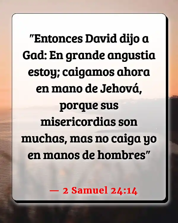 Versículos De La Biblia Divina Misericordia (2 Samuel 24:14)