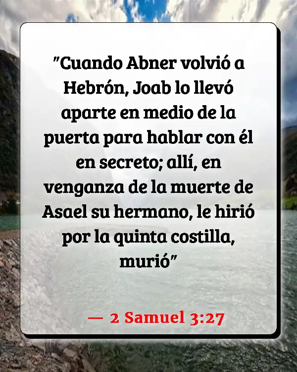 Versículos De La Biblia Traición (2 Samuel 3:27)