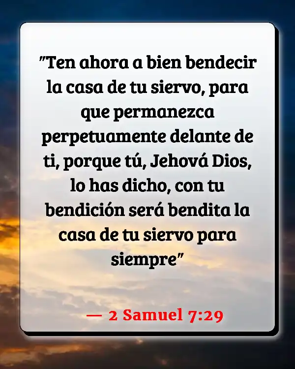 Versículos De La Biblia Ser propietario de una casa (2 Samuel 7:29)