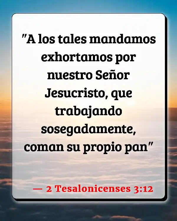 Versículos De La Biblia Pastoras (2 Tesalonicenses 3:12)