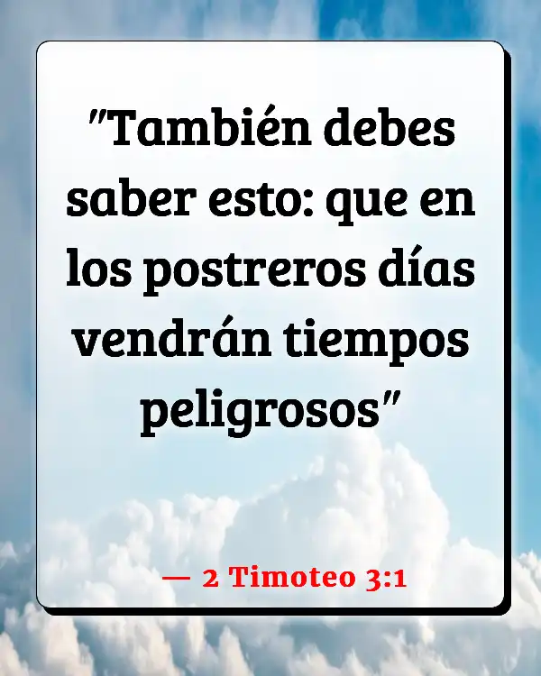 Versículos De La Biblia   	Estados Unidos en los últimos tiempos  (2 Timoteo 3:1)