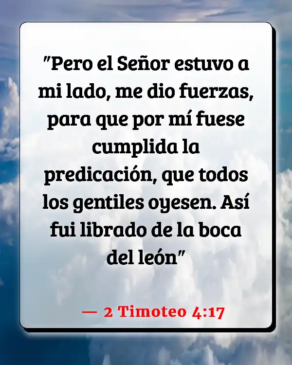Versículos De La Biblia Perdido (2 Timoteo 4:17)
