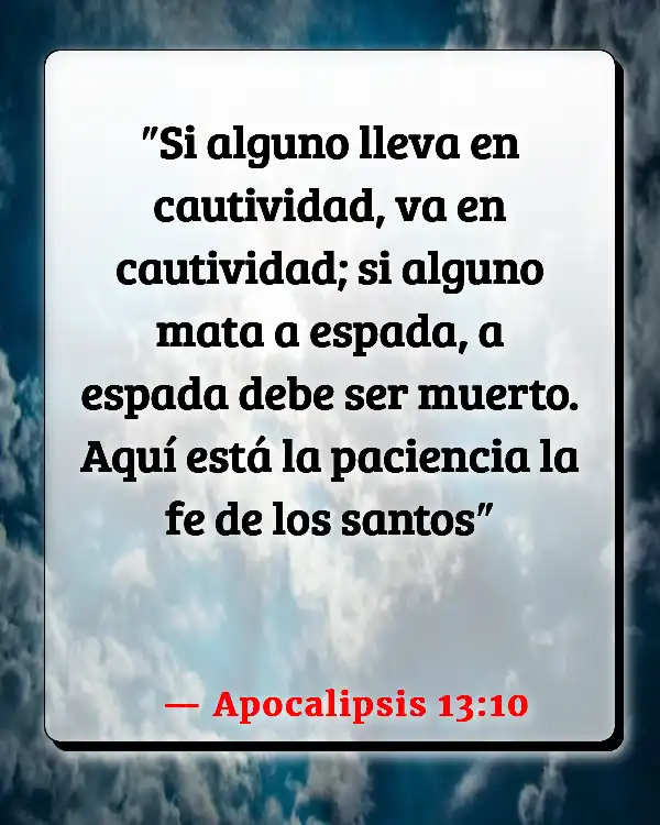Versículos De La Biblia Nuevo orden mundial (Apocalipsis 13:10)