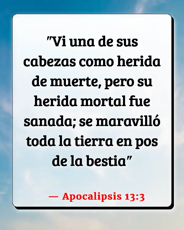 Versículos De La Biblia La conspiración de los Illuminati (Apocalipsis 13:3)