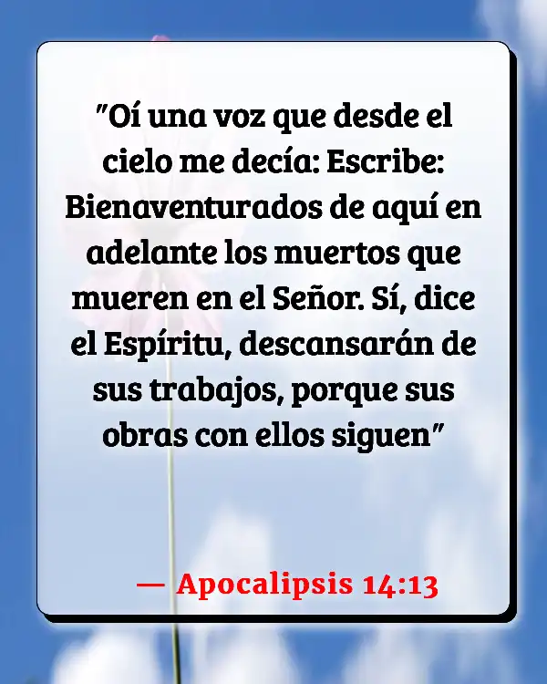 Versículos De La Biblia Superar el estrés (Apocalipsis 14:13)
