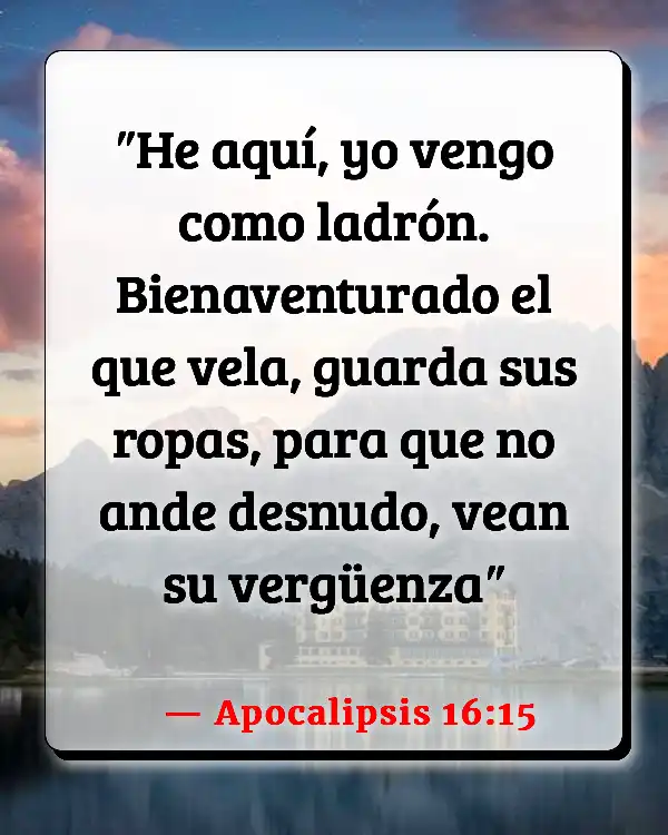 Versículos De La Biblia Estar listo (Apocalipsis 16:15)