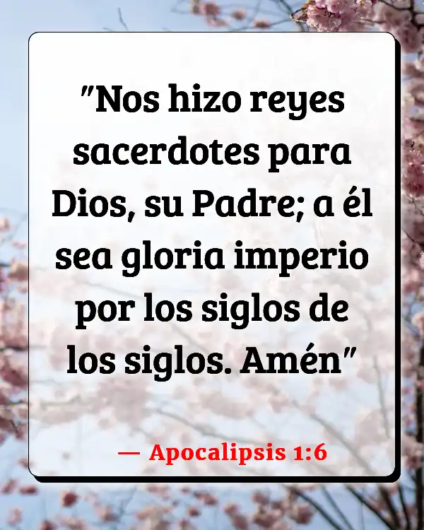 Versículos De La Biblia Consagración (Apocalipsis 1:6)