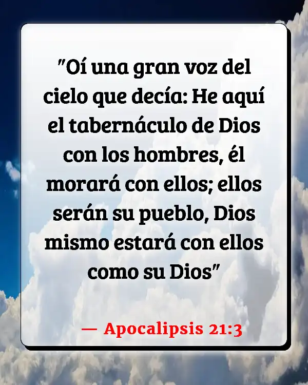 Versículos De La Biblia Paraíso (Apocalipsis 21:3)