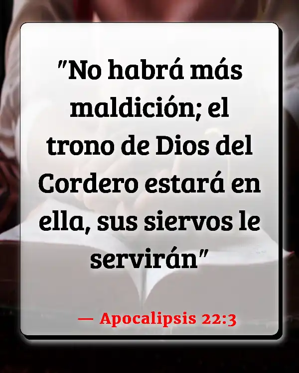 Versículos De La Biblia   	Convicciones  (Apocalipsis 22:3)