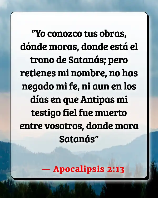 Versículos De La Biblia La fidelidad de Dios (Apocalipsis 2:13)