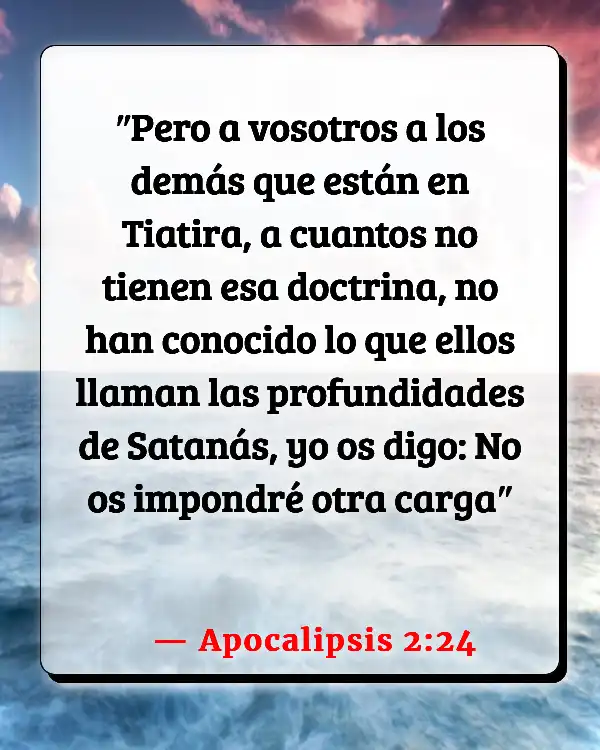 Versículos De La Biblia   	La sana doctrina  (Apocalipsis 2:24)