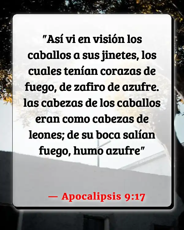 Versículos De La Biblia Leones (Apocalipsis 9:17)