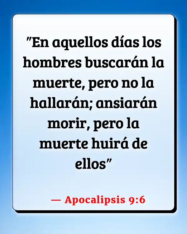 Versículos De La Biblia   	Ángeles y muerte  (Apocalipsis 9:6)